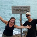 Joe and Sharni on the Tip of Australia