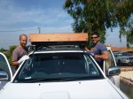 mounting solar panels to roof of hilux