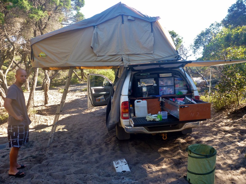 campsite at boat harbour, wellstead