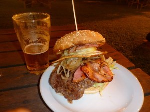 Adelaide River Inn (Digger's Bistro) steak sandwich Adelaide River Inn (Digger's Bistro) steak sandwich