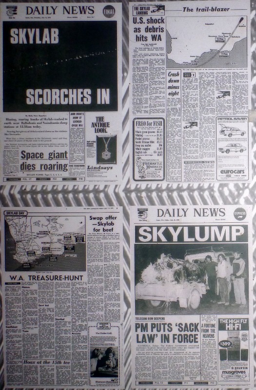 Balladonia museum skylab newspaper articles