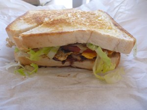 Cocklebiddy Roadhouse steak sandwich Cocklebiddy Roadhouse steak sandwich