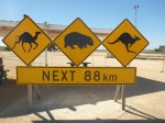 nullarbor roadsign
