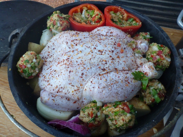 Davenport Ranges camp oven chicken roast