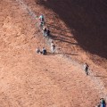 Walk up to Uluru