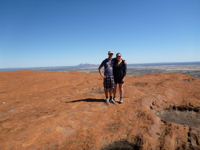 on top of Uluru