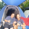 Me and Mum at Darwin Caravan Park