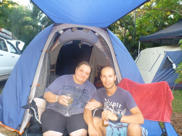 Me and Mum at Darwin Caravan Park