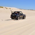 sierra cruising through sand dunes
