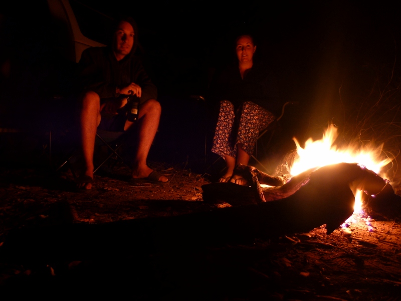campfire at oolloo crossing