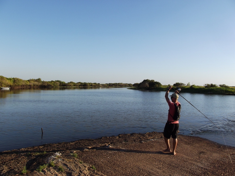 fishing the crossing at shady camp, mary river national park