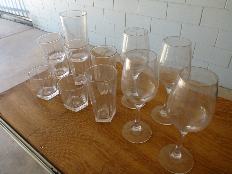 polysafe polycarbonate glasses for camping