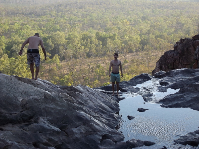 top of gunlom falls, kakadu national park