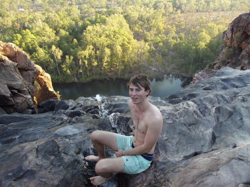 top of gunlom falls, kakadu national park