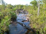 top of wangi falls, wangi creek feeding wangi falls