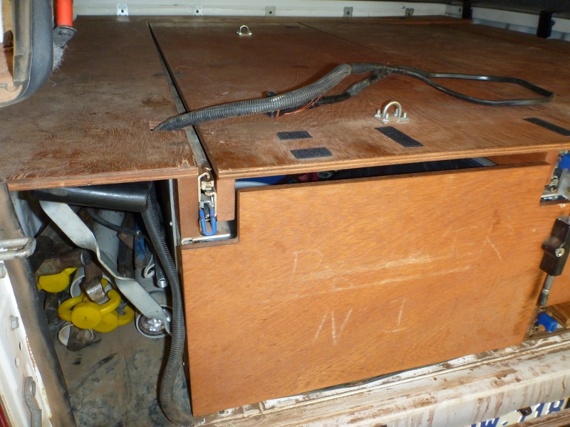 storage drawers fridge cable detail
