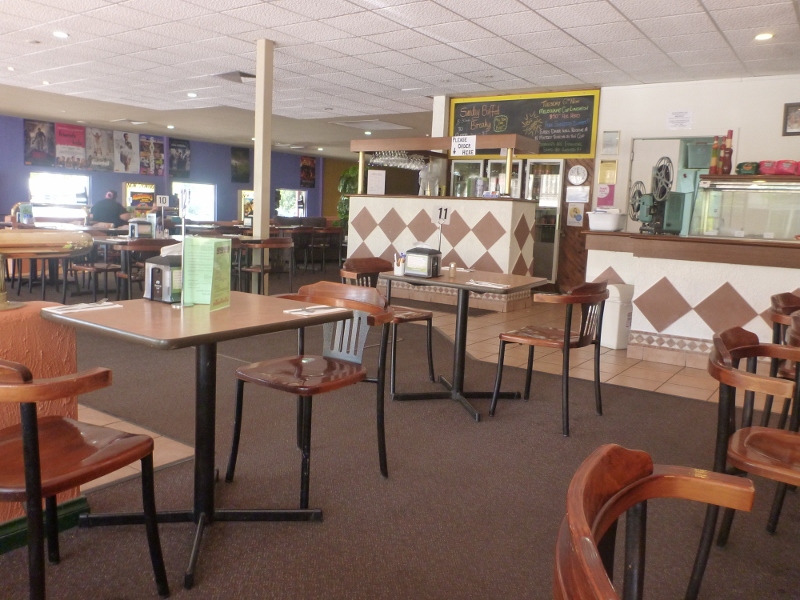 silver screen cafe inside