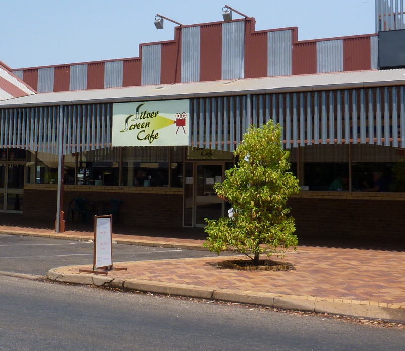 silver screen cafe outside