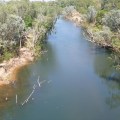 katherine river from railway bridge