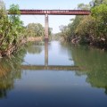 katherine river from stuart hwy bridge
