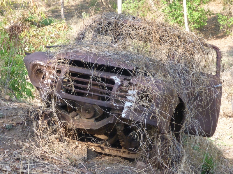 old car near katherine river
