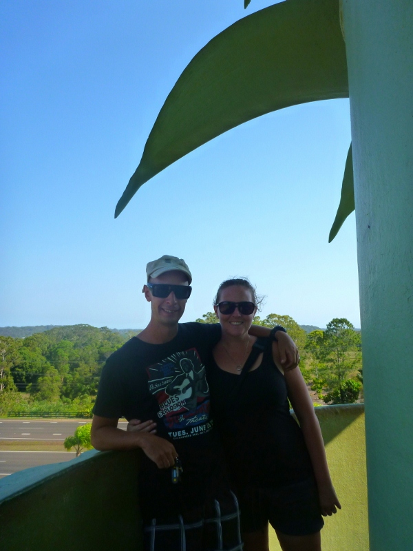 big pineapple on top