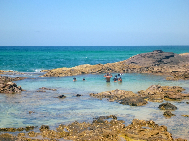champagne pools, fraser island