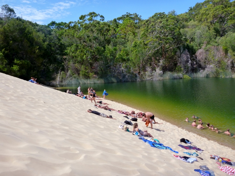 lake wabby, fraser island