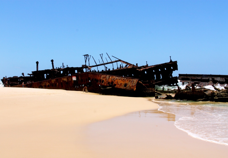maheno wreck, fraser island