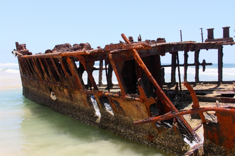 maheno wreck, fraser island
