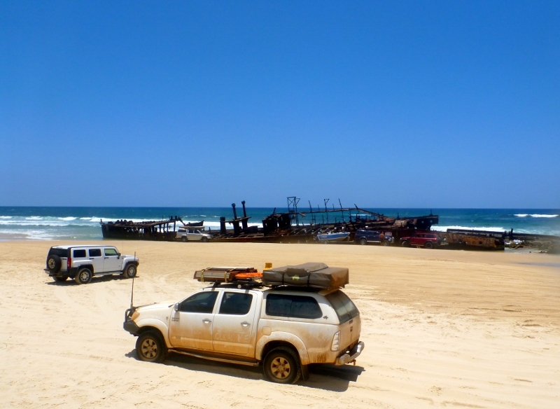 maheno wreck, fraser island