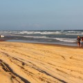 walking on cooloola beach