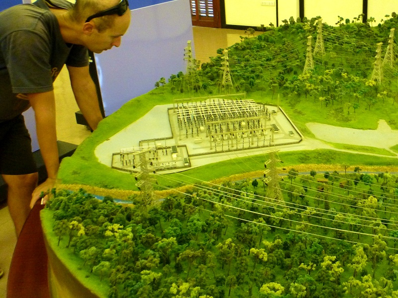 hydro power station info in laos