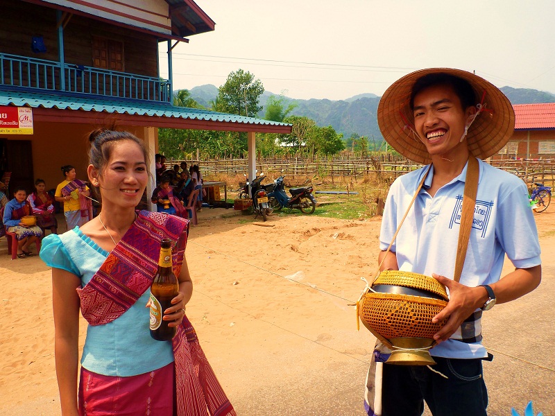 random party on side of road