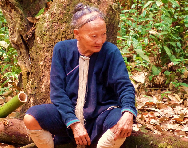 luang namtha trekking hill tribe lady