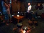 cooking dinner at hill tribe homestay