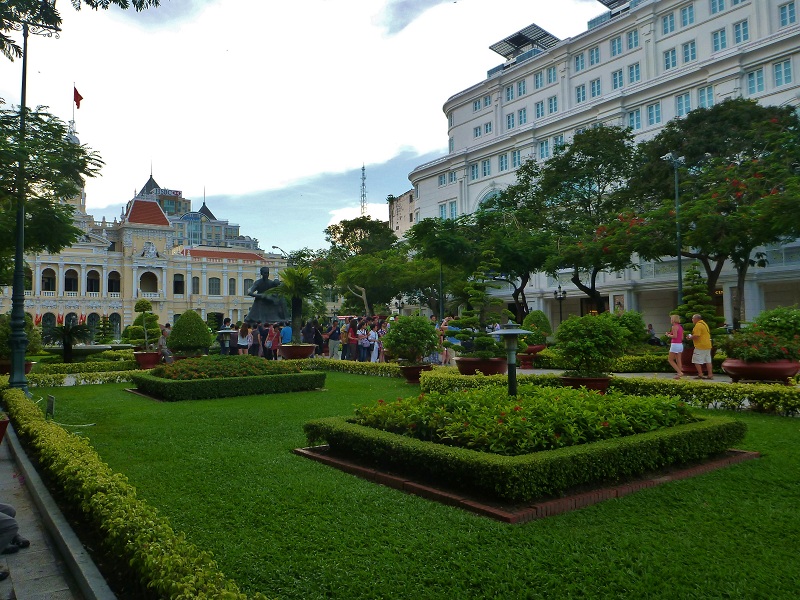 nice garden in ho chi minh