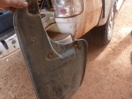 fixing mud guard