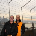 At the top of the Seattle Space Needle