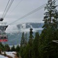 Cable car ride up to Grouse Mountain