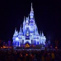 Disney Castle at night