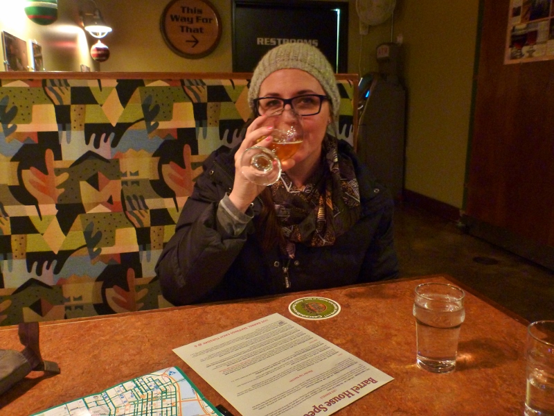 Enjoying some sour beer