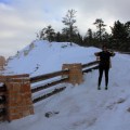 Hiking Path iced up -Bryce Canyon National Park Utah