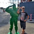 Joe and Green Arm Man