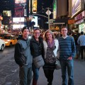 Joe, Sharni, Heidi and Elliot, Times Square NYC