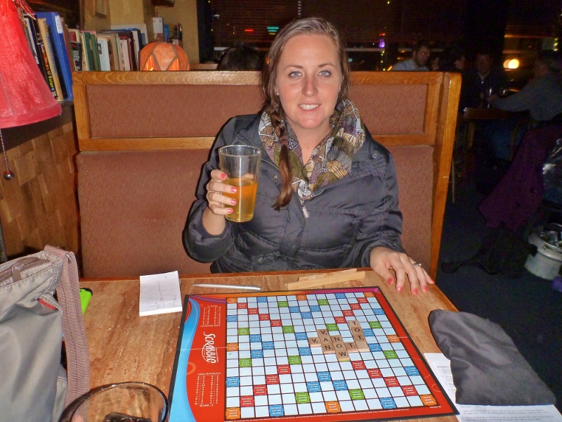 Pear Cider and Scrabble, The Tug Boat Brewery