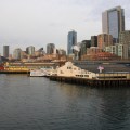 View of Seattle from Bainbridge Ferry