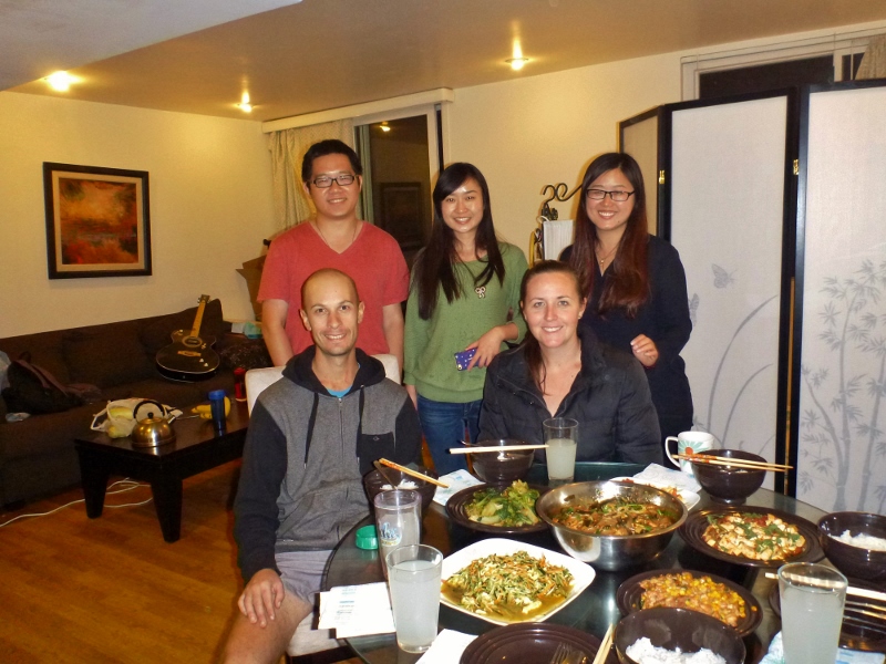 dinner with friends in los angeles