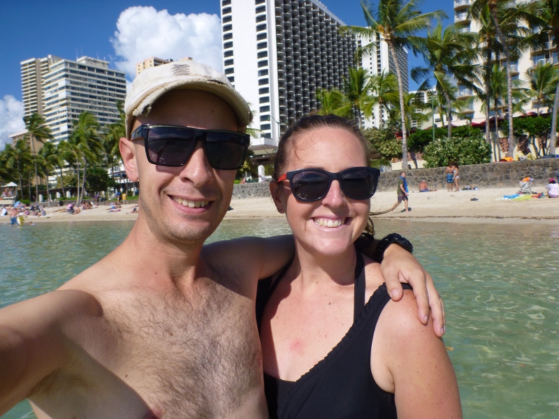hawaii waikiki swimming