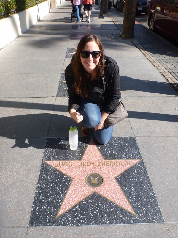 hollywood walk of fame judge judy